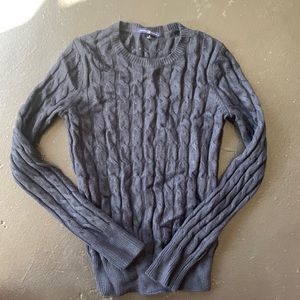 Vintage Gap Navy Blue Cable Knit Sweater Size M